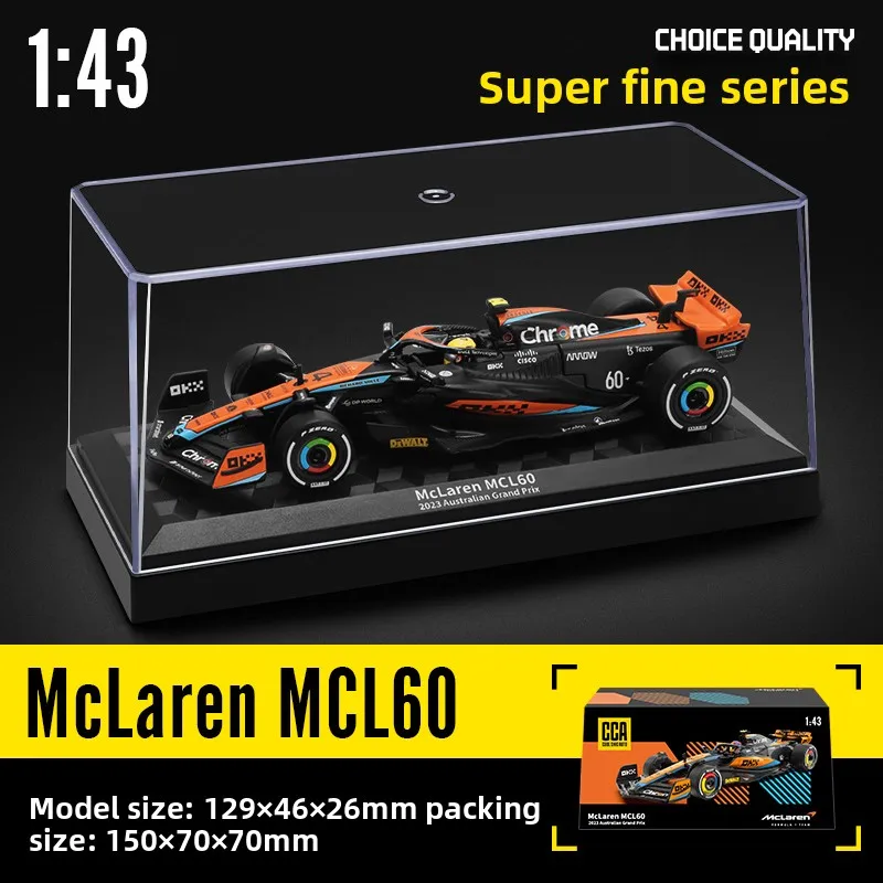 ドライバーモデル付き-1-43-マクラーレン-f1-オーストラリアンレースバージョン-フォーミュラレーシング合金車-オーナメントギフト