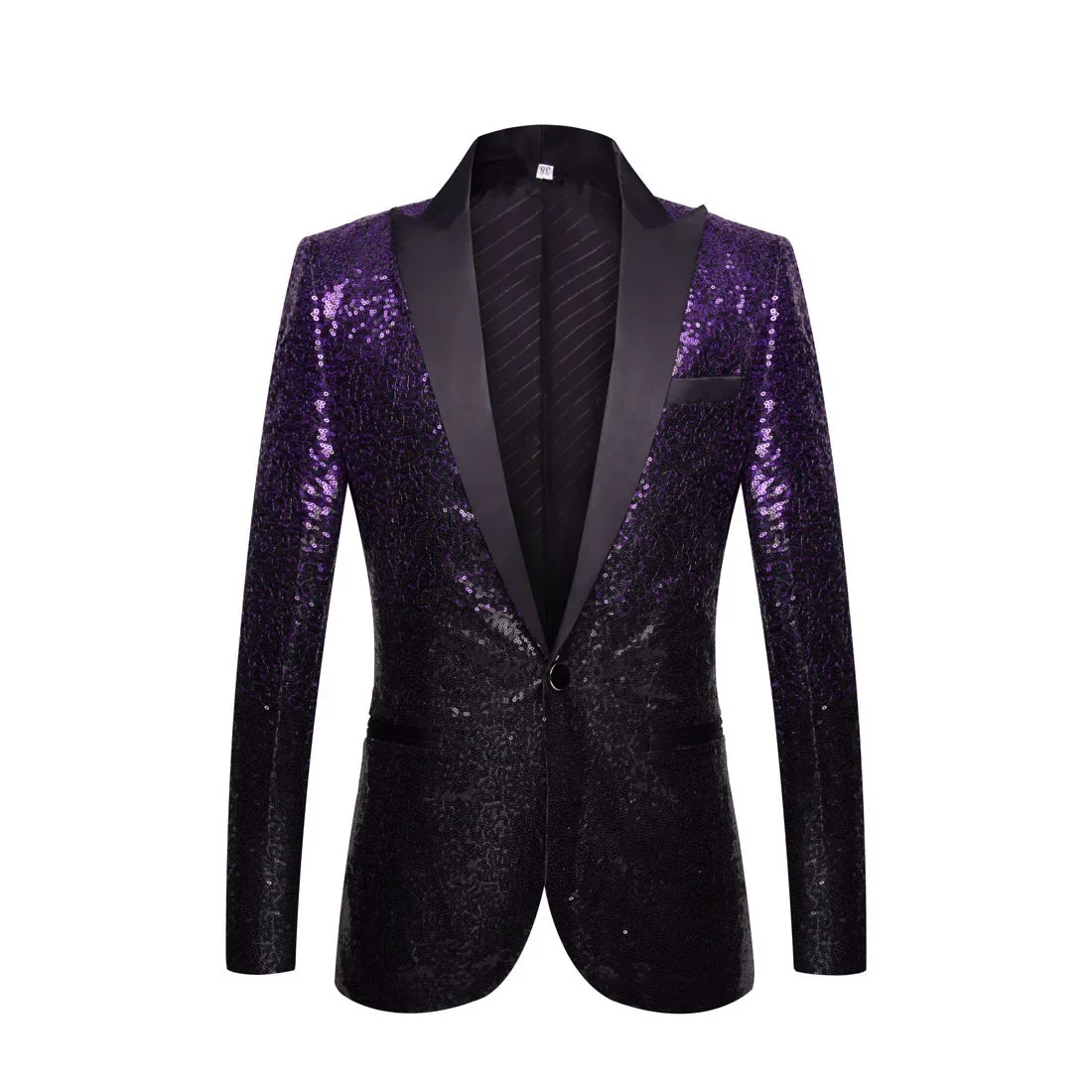 Luxe Mannen Pak Gradiënt Pailletten Blazer Beste Man Elegante Mannelijke Bruidegom Zakelijke Werkkleding Kantoor Dame Jas Prom Dress