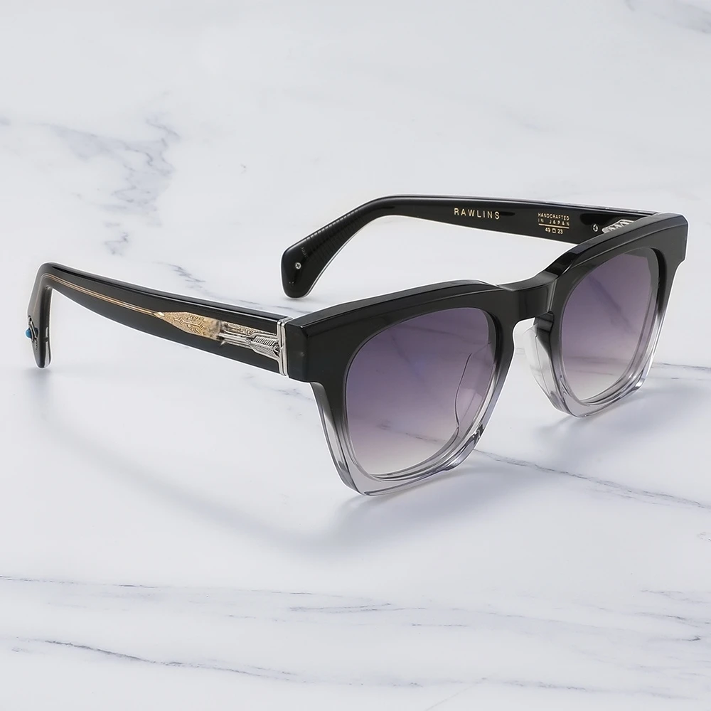 JMM Business Outdoor Zonnebril Unisex Rechthoek Dikke Acetaat RAWLINS Populaire Zonnebril Voor Lady Gafas De Sol Hombre