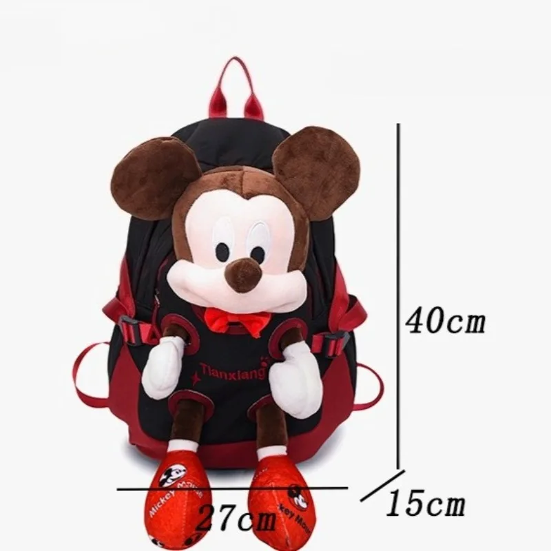 حقيبة ظهر ديزني ميكي ماوس للنساء والفتيات بسعة كبيرة ولطيفة وعصرية ومتينة ومطبوعة برسوم كرتونية للتسوق في الهواء الطلق والسفر #2