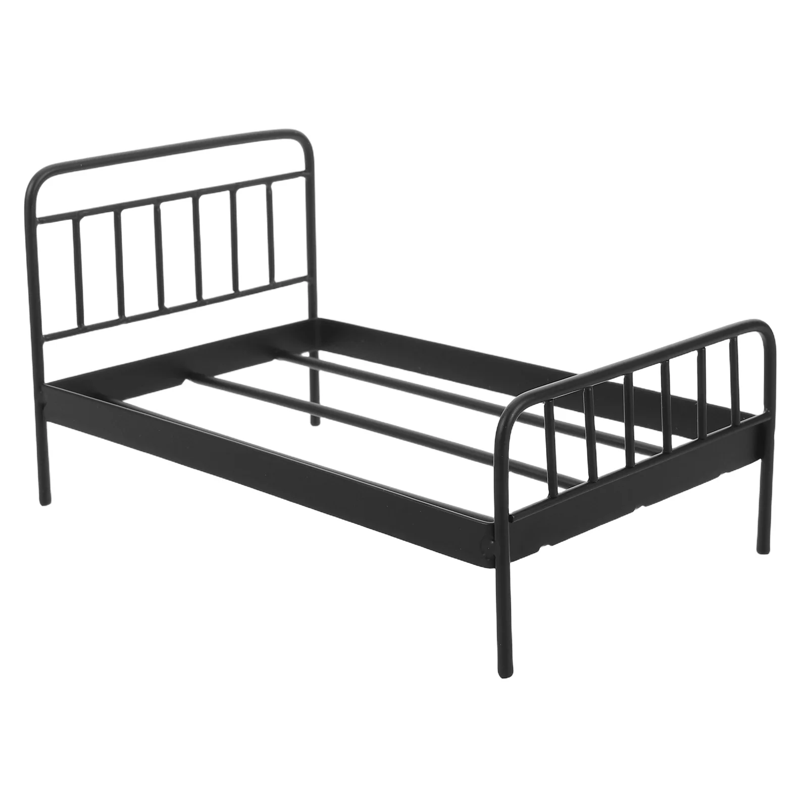 Mobili in miniatura Decorazioni per culla per casa delle bambole Accessori per bambini Letto a castello in ferro