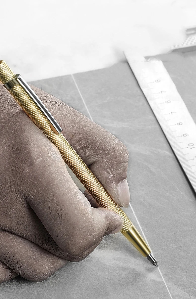 Metal Marker Pen Diamond Nib Titanium Glass Metal Plate Iron Sheet Lettering Tungsten Steel Scratch Needle Engraving Hand Tools