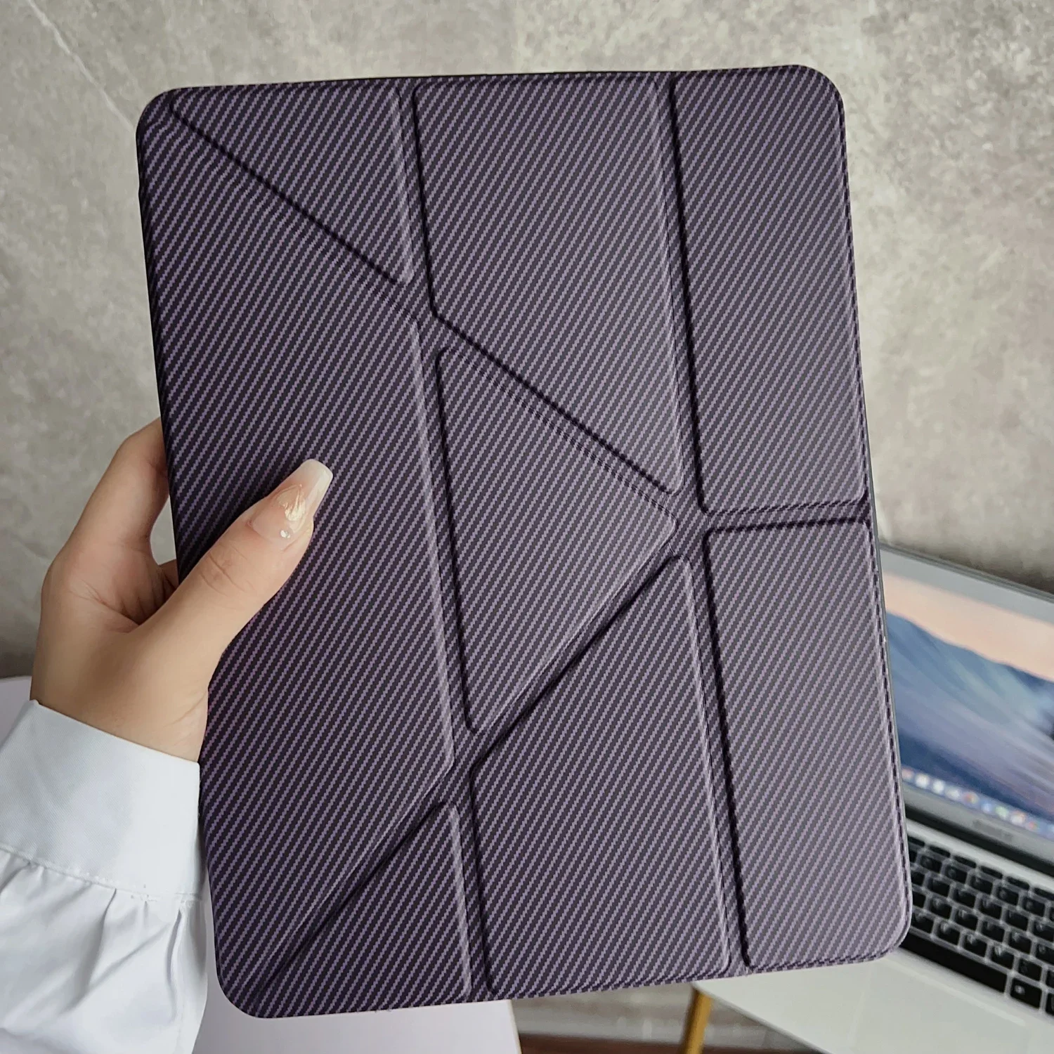 Y-fold Stand Case For iPad Air 3 4 5 Pro 6 7 8 9 10th 11th Generation Case 2025 MINI 10.9 11 inch Pen Slot Leather Cover