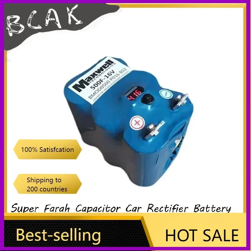 Maxwell 16V 500F High Quality  Super Farad Capacitor for 2.7V Car Rectifier with Balance Board Voltage Display Audio