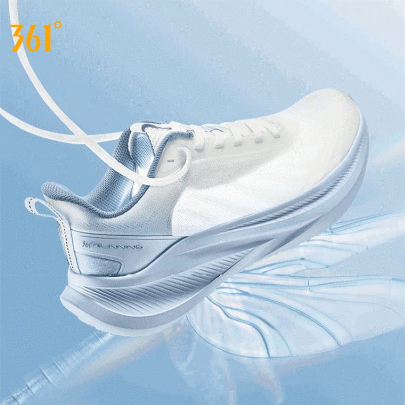361 Degrees AirFeather 5.0 Men Running Shoes Lightweight Breathable Comfortable Wear-resistant Elastic Sole Sneakers 672612217 view 2