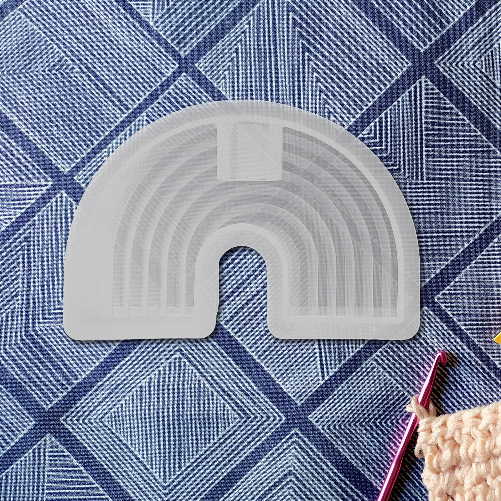 

2pcs Arch Shape Silicone Holder Mold Diy Making Reusable Flexible Wax Mold For Home Decor Wedding Party Craft