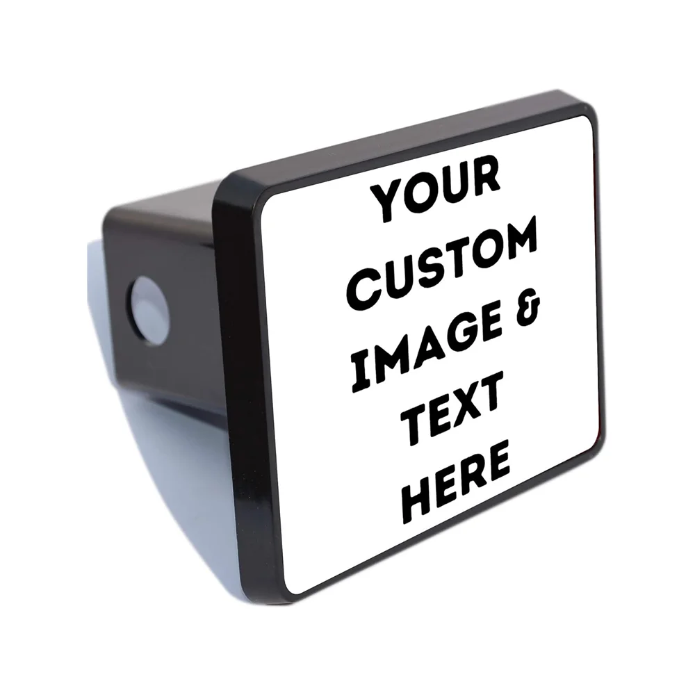 

ABS Customize logo Trailer Hitch Cover Fits 2" 2Inch Car/Truck/Suv Tow Rear Receiver Plug Dust Cap