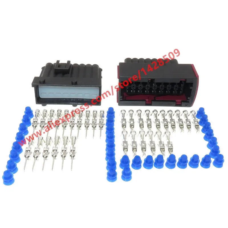 1 Set 16 Pin Female Male Waterproof Wire Harness Automotive Connector Car ECU Plug 1-964449-1 1-965427-1