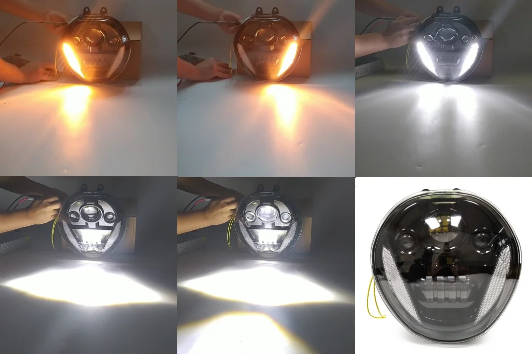 Motorcycle LED Head Lamp Headlight Headlamp for Monster 821 1200 1200R 1200S Motorbike Head Light 2014 2015 2016 2017