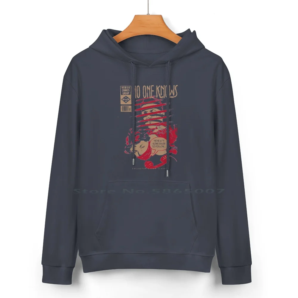 No One Knows Pure Cotton Hoodie Sweater 24 Colors Vintage Film Detective Scene Qotsa No One Knows Song Josh Homme Guitar