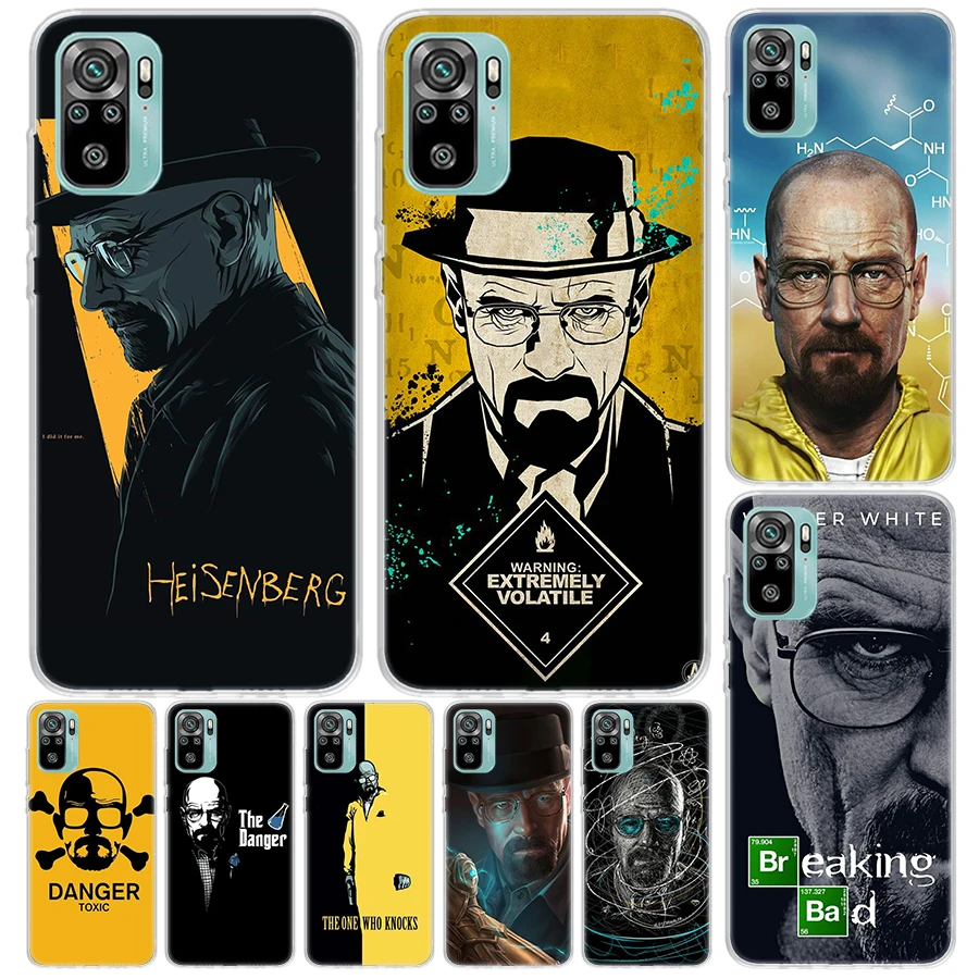 Breaking Bad WalterWhite Cover For Xiaomi Redmi Note 13 12S 12 11 11S 10S 10 Pro Plus Phone Case 11E 11T 9 9S 8T 8 + Print Coque