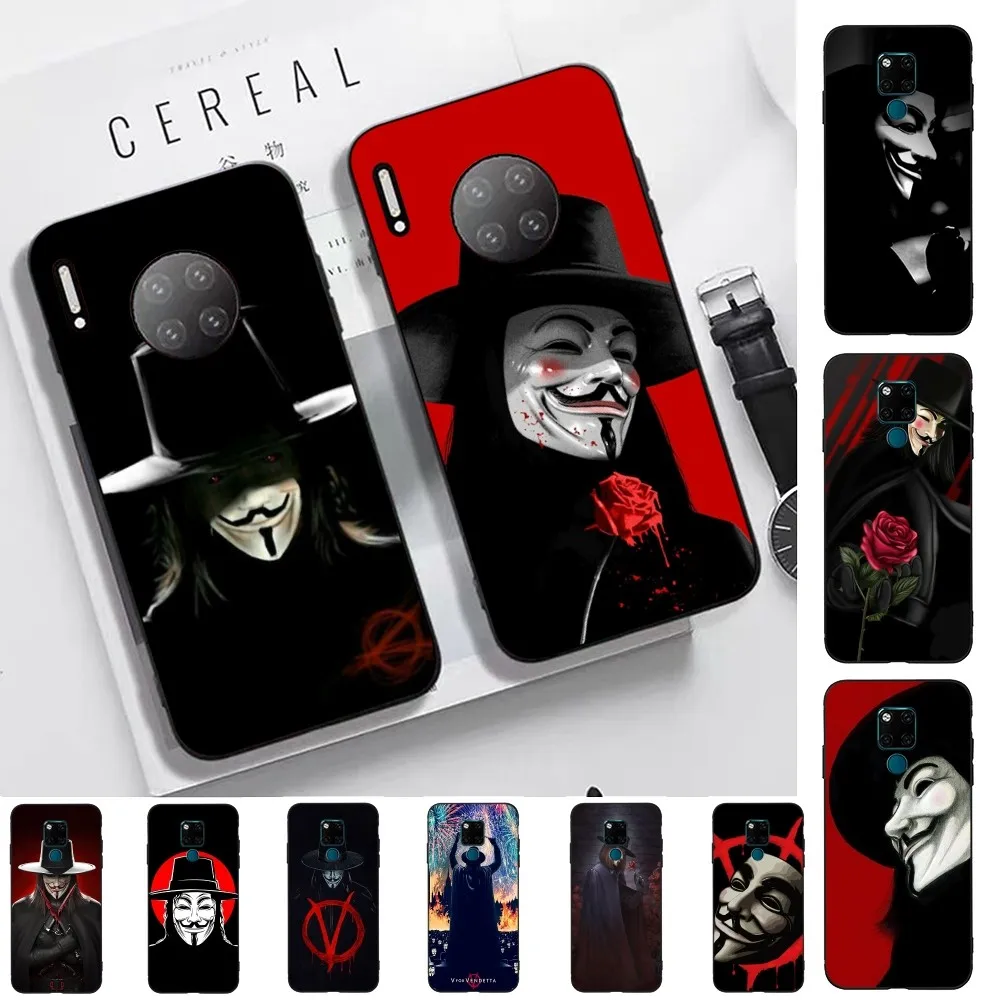 Disney V for Vendetta Phone Case For Huawei Mate 10 20 30 40 50 lite pro Nova 3 3i 5 6 SE 7 pro 7SE