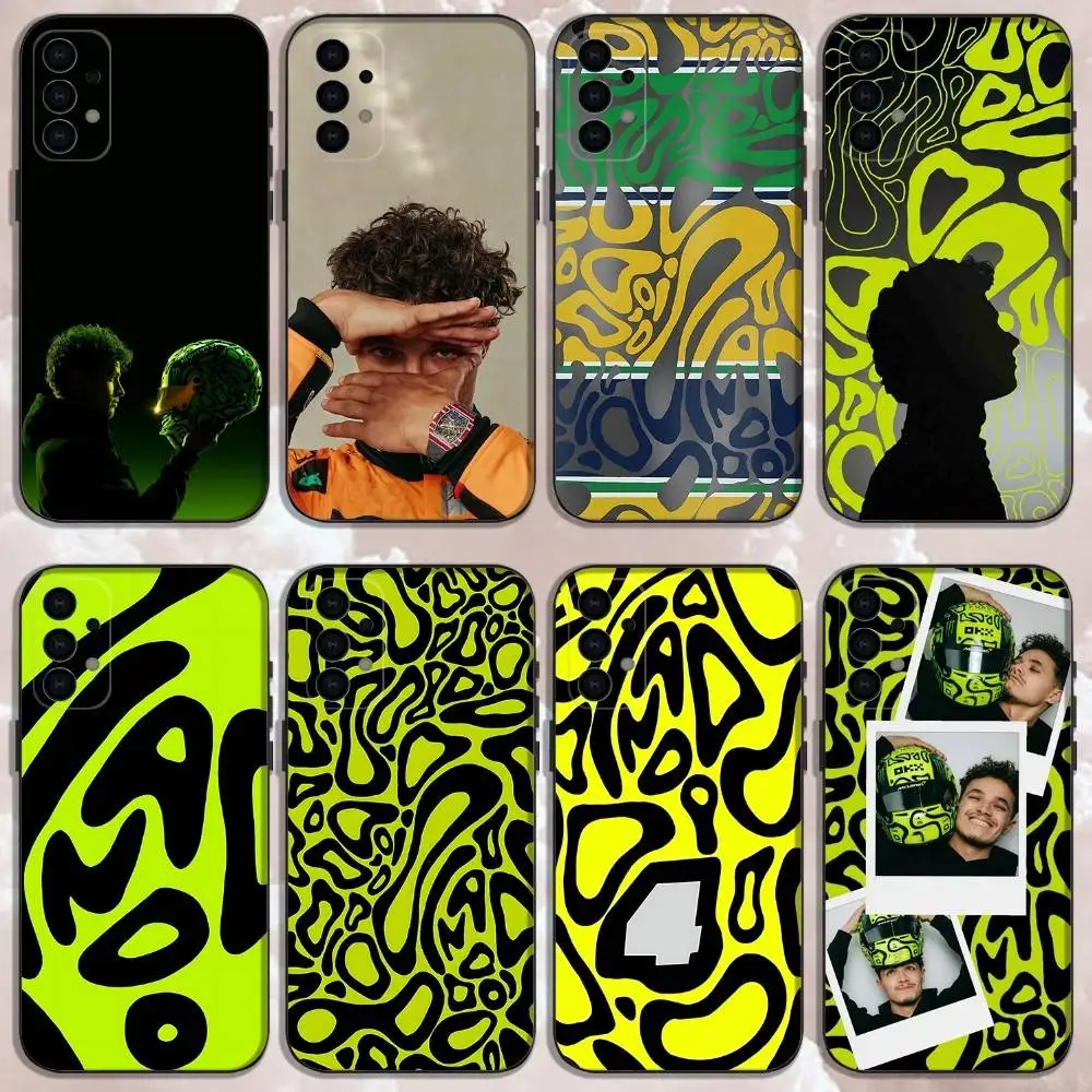 

Racing Driver L-Lando N-Norris Phone Case For Samsung Galaxy A13,A21s,A22,A31,A32,A52,A53,A71,A80,Soft Black Shell