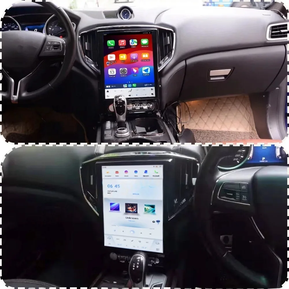 

Touch Screen Android Auto For Maserati Ghibli 2013 ~2019 Wireless Carplay GPS Navigation Radio Receiver Audio Stereo Head Unit