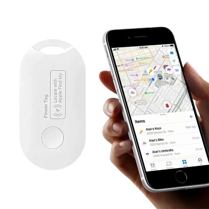 GPS Tag For Children/Elder Smart AirTag Mini Pet Tracker Bluetooth Smart Tag Car Lost Tracker For Apple IOS System Find My