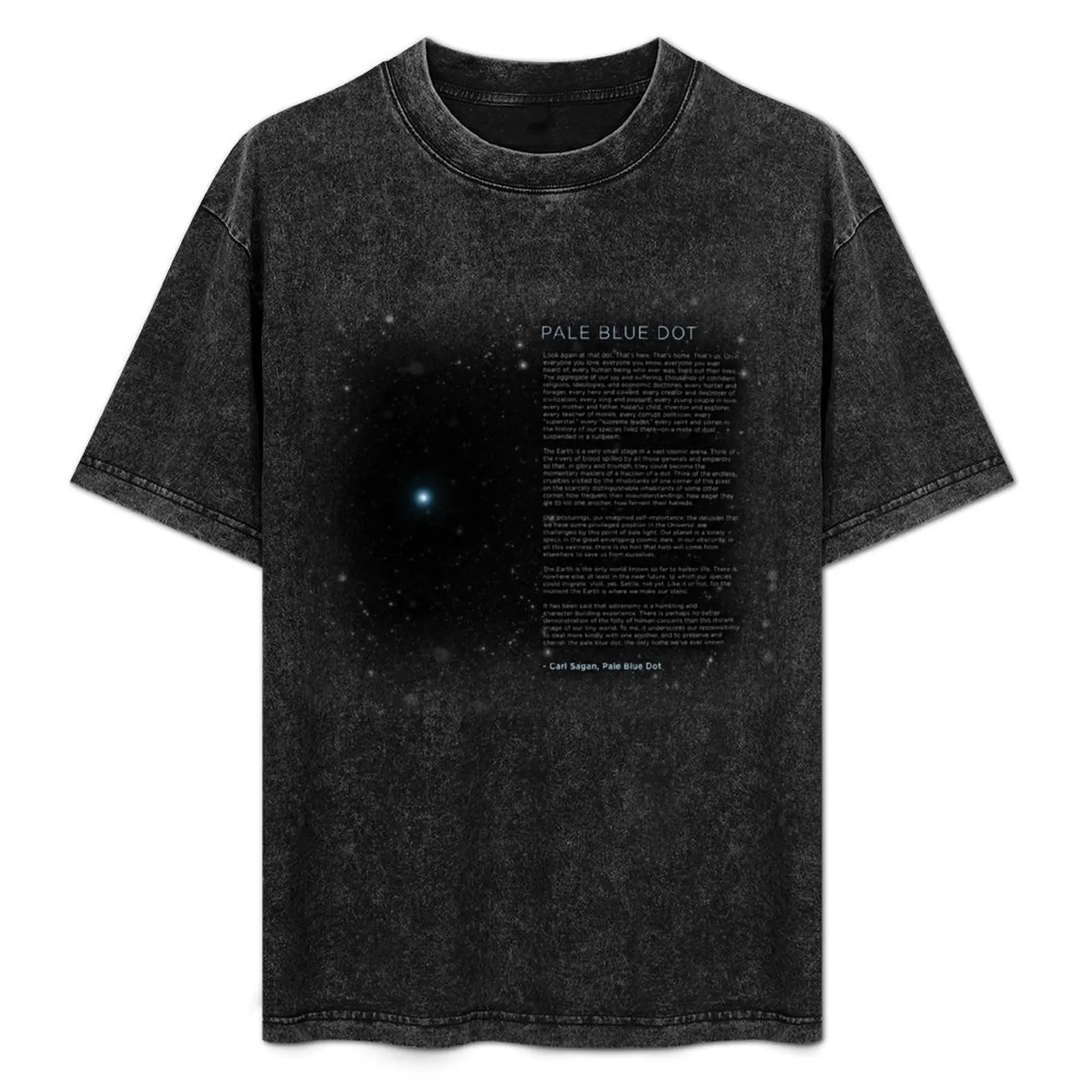 

Carl Sagan's - Pale Blue Dot Speech T-Shirt Big and Tall Short Sleeve Tee