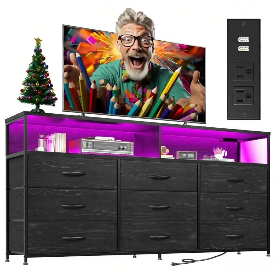 W Black Dresser For… - image