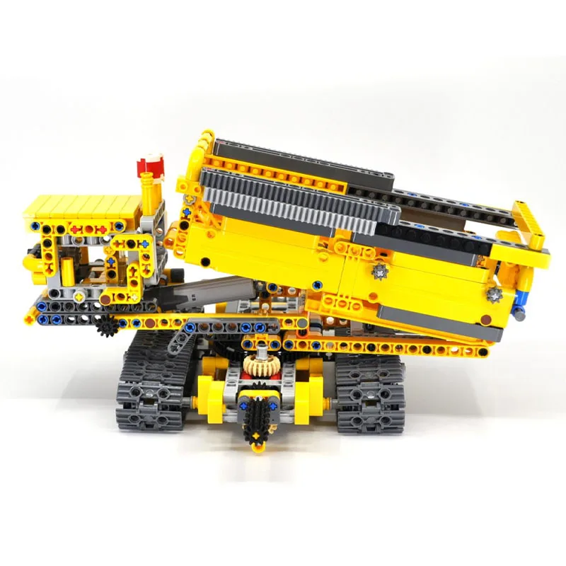 

Новая классическая модель гусеничного самосвала MOC-47652, конструктор из 642 деталей, подарок для мальчиков на день рождения