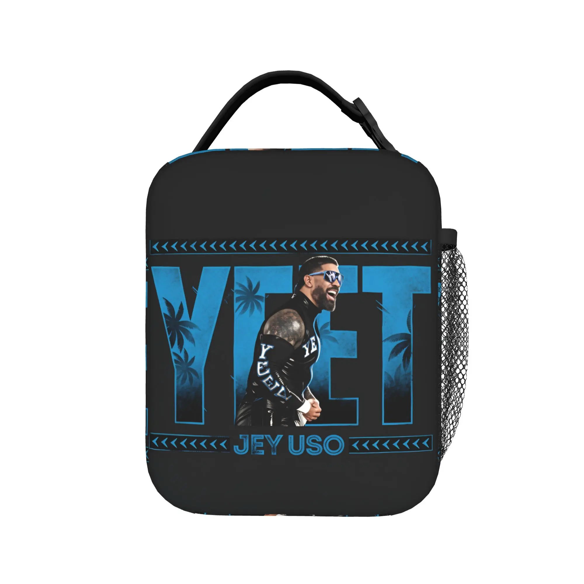 JEY YEET USO Wrestling Lunch Bag  Vintage Lunch Box For Girls Office Cooler Bag Waterproof Print Thermal Tote Handbags