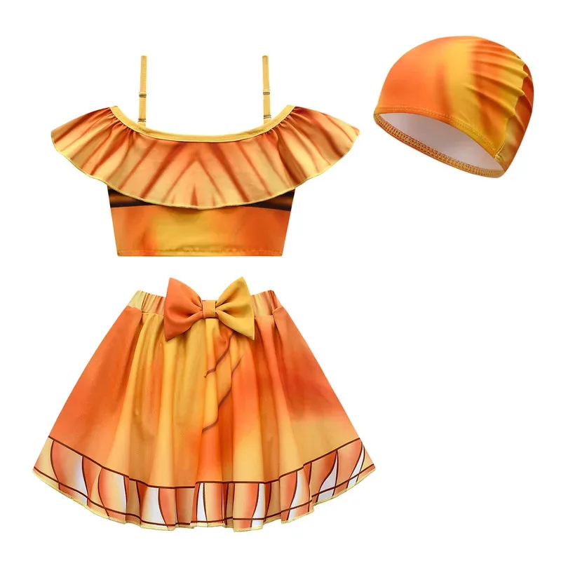 فستان الأميرة بوكاهونتاس للفتيات مع حقيبة قلادة للأطفال على الشاطئ ملابس هندية لحفلات الهالوين وأعياد الميلاد زي تنكري