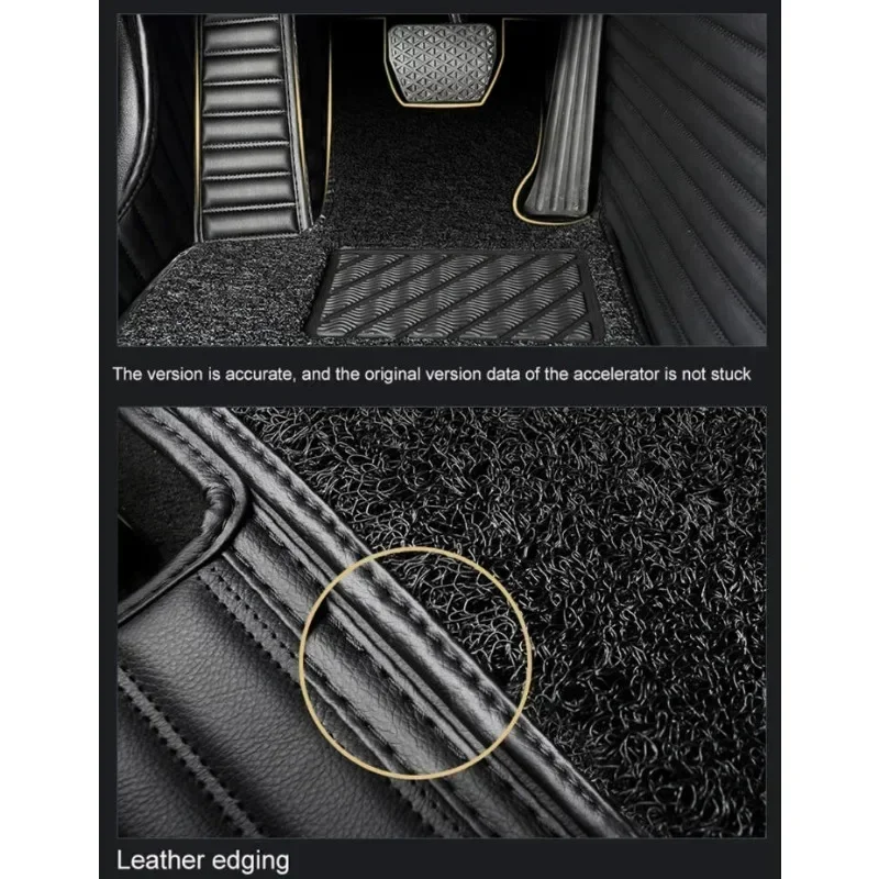 الفاخرة ذات الطابقين التغطية الكاملة الحصير سيارة لكيا كارينز 5 مقاعد 2007-2012 7 مقعد شوما 2010-2017 اكسسوارات السيارات #4