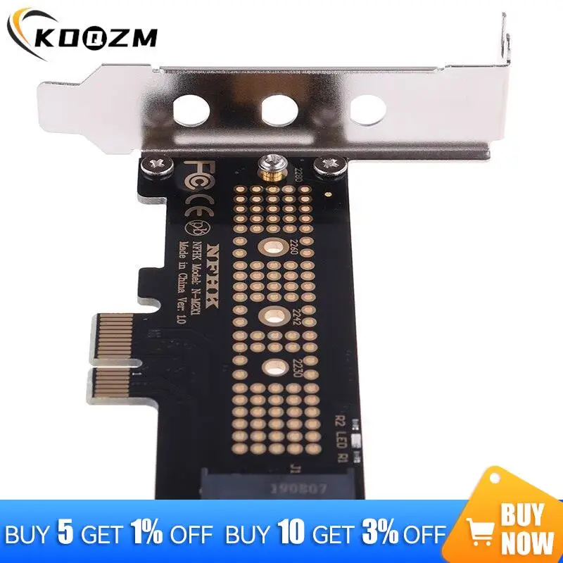 NVMe PCIe M.2 NGFF SSD на PCIe X1 адаптер карты PCIe X1 на M.2 с кронштейном