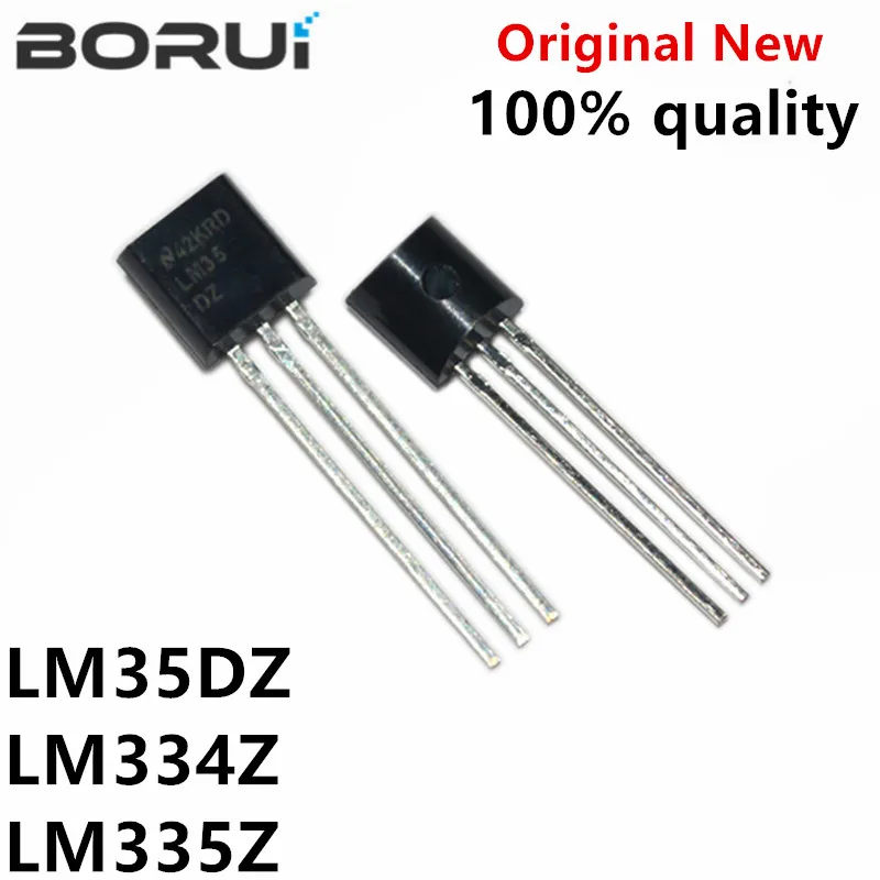 10pcs LM35DZ TO-92 LM35 TO92 LM35D LM334Z LM334 LM335Z LM335 Precision Temperature Sensor IC