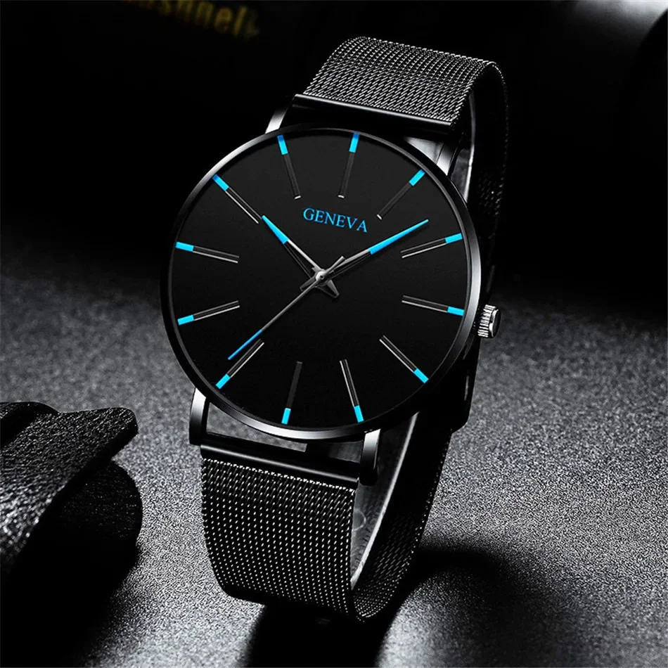 1-piece men's quartz watch with a business sports style,  Valentine's Day, and New Year gifts