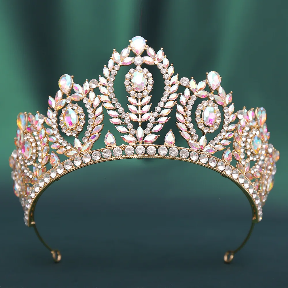 

Новый барокко, трансграничный фестиваль, сплав циркона, оптовая продажа, свадебные прочные свадебные стразы, кристаллы AB, цветные короны, диадемы