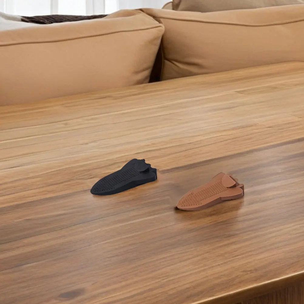 

16Pcs Universal Spaceship Shaped Door Stopper Non Slip Tpr Material for Home Office Bedrooms Noise Reduction Carpets Concrete