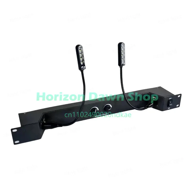 1U 19'' Cabinet LED Gooseneck Lamp 360° Adjustable