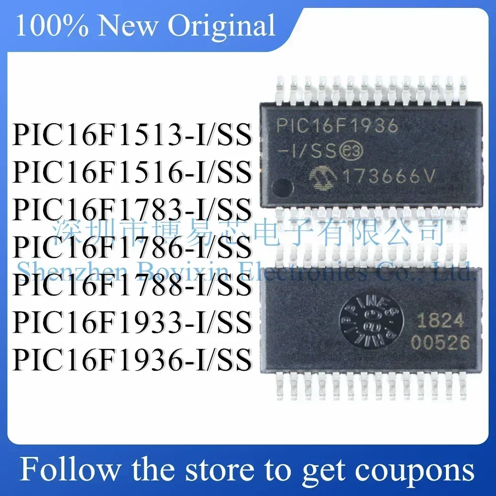 

PIC16F1513 PIC16F1516 PIC16F1783 PIC16F1786 PIC16F1788 PIC16F1933 PIC16F1936-I/SS Standard version