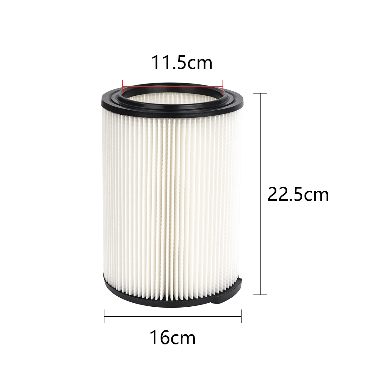 2Pcs RIDGID VF4000 Washable Wet/Dry Vacuum Vac Pleated Filter Vacuum Cleaner Parts Accessory