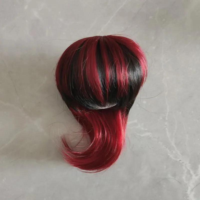 

(Customized) Doll's Wig for 1/3 1/4 1/6 Bjd Doll Soft Silk Wolf Tail Hair Girl Toy Play House Dress Up Doll Accessories, No Doll