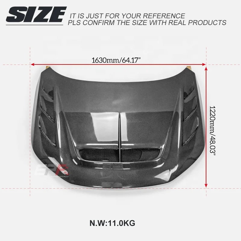 Well-made Engine Hood for  TYPE-R MK6 FL5 Impeccable Bonnet Carbon Fiber for  11TH GEN FL1