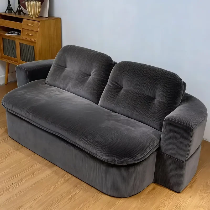 Multi-function Compression Sofa Bed Modern New Design Vacuum Sofa Soft Cloud Couches Creative Fabric Compressed Foam Sofa