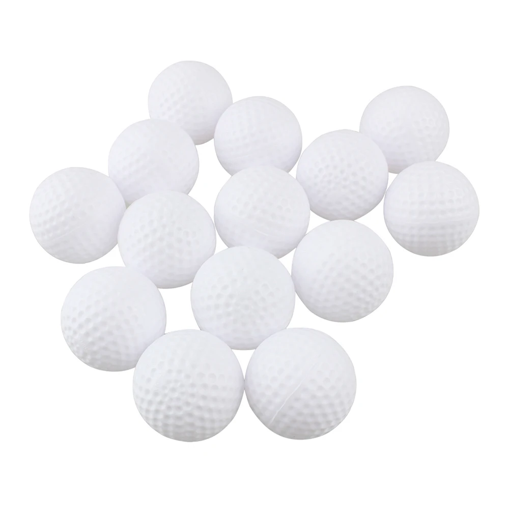 12Pcs Hollow Plastic Indoor Practice Golf Balls For Kids