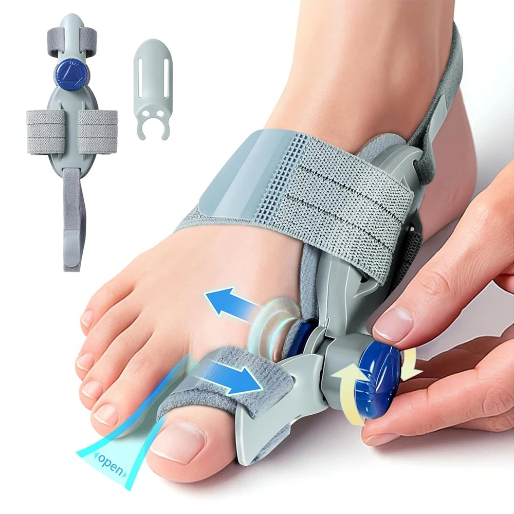 

Adjustable Bunion Corrector for Women & Men Orthopedic Big Toe Splint Hallux Valgus Correction Brace for Pain Relief
