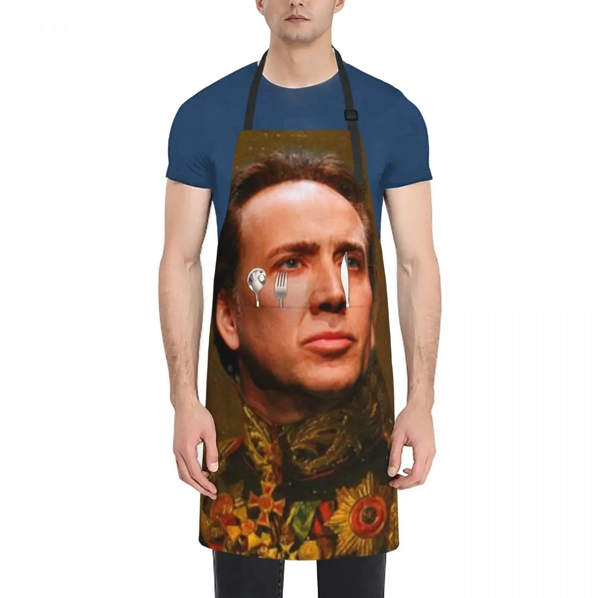 

Nicolas Cage - replaceface Apron manicurist kitchen jacket woman Apron