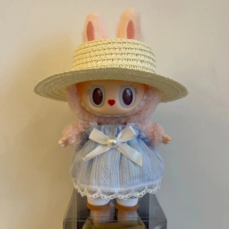 

17cm For Labubu outfit clothes doll accessories doll JK skirt set Gift