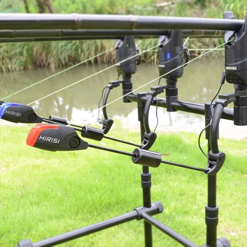Hirisi Carp Fishing LED Swingers With 4 Plastic Head for Fishing Alarms Bite Indicator B2011S Fishing Accessories image 3