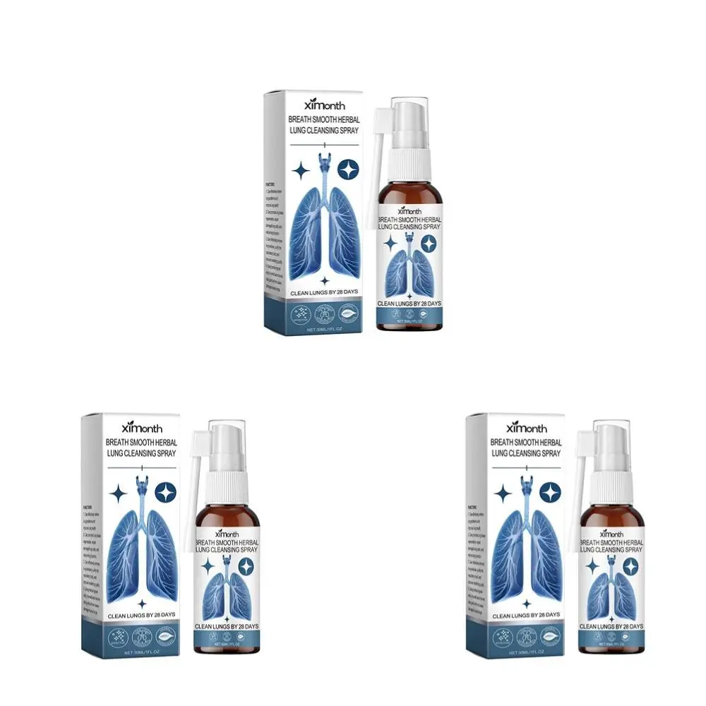 

1/3/5PCS 30ml Herbal Lung Cleanse Mist Powerful Lung Support Spray Herbal & Breathe Health Care Mist Herbal Cleanse Cleanse Lung