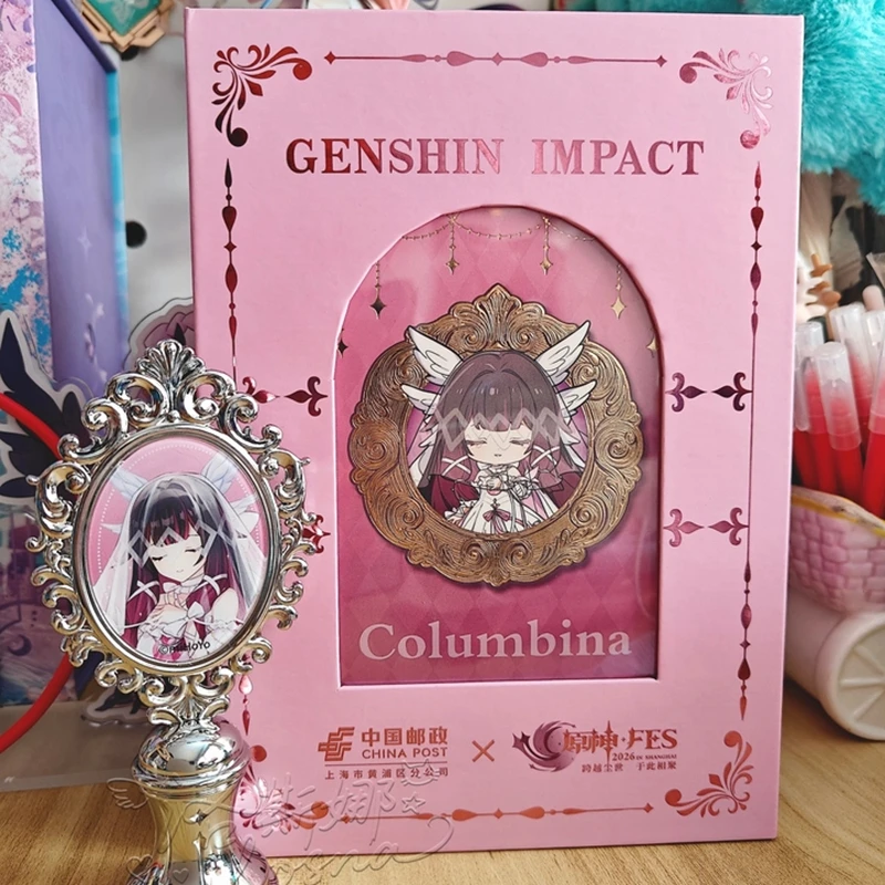 [Original] Genshin Impact 2026 FES Siegelwachs-Geschenkbox Columbina Wanderer Arlecchino Cosplay DIY-Zubehör Flins HoYoverse