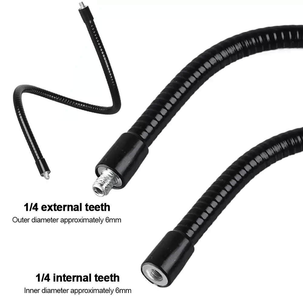 Metal Monopod Metal Tube Rod Flexible With 1/4inch Screw Tripod Extension Tube Lightweight Pole Extender Accessory Mobile Phone view 2