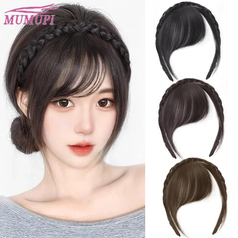 Двойная коса, обруч для волос