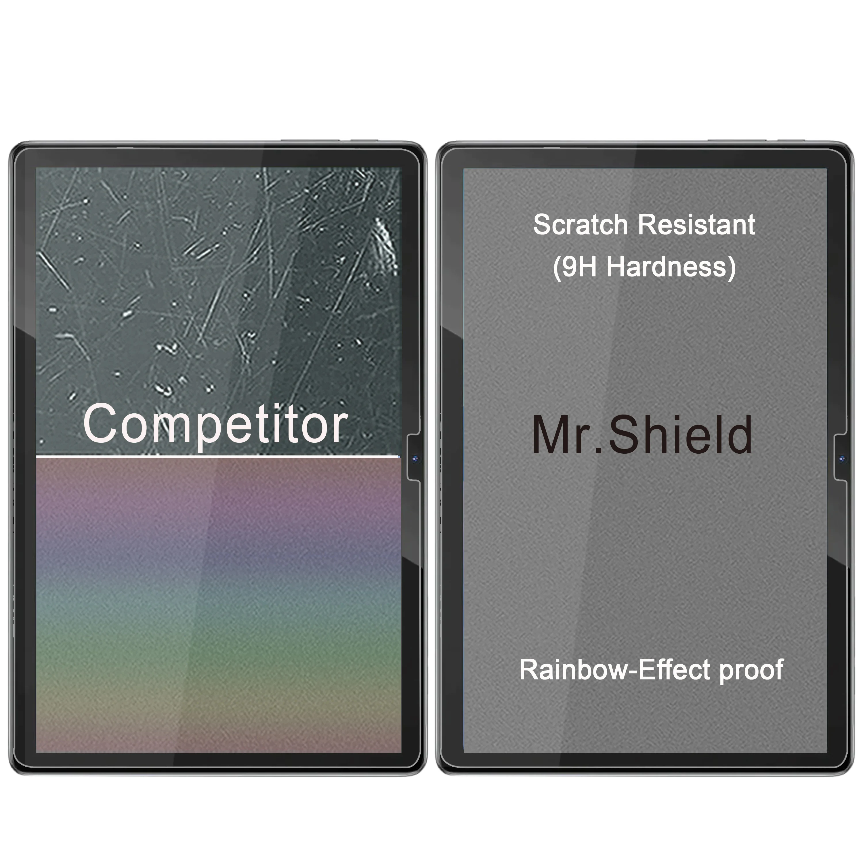 Mr.Shield [2-PACK] Screen Protector For Blackview Tab 12 Pro (2023) 10 Inch [Tempered Glass] [Japan Glass with 9H Hardness]