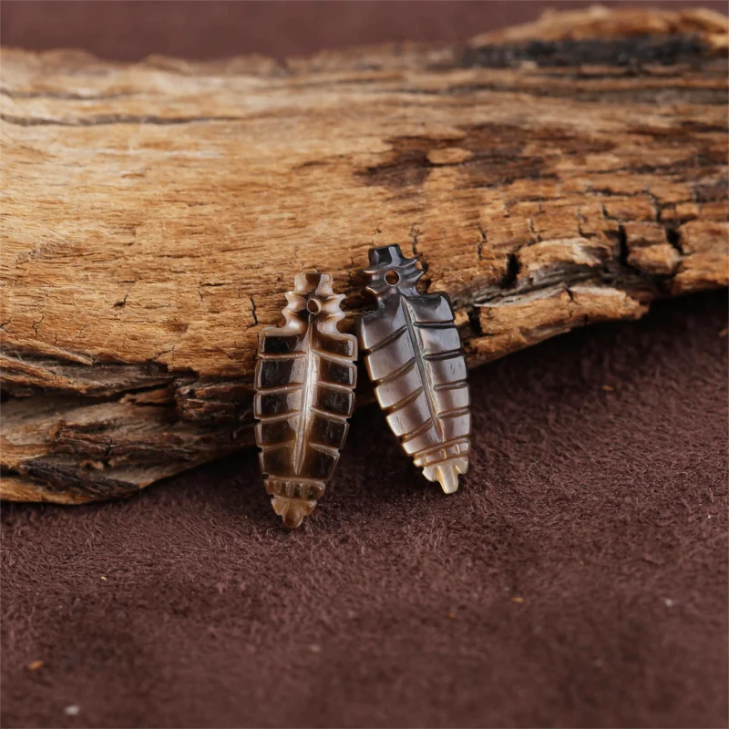 

Натуральные бусины из ракушек в форме змеиного хвоста для изготовления украшений, бусины из натуральных камней ручной работы