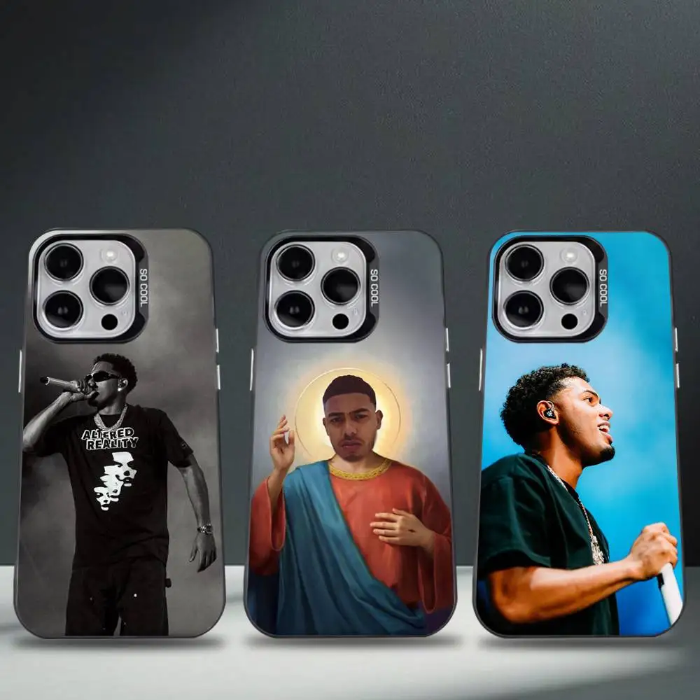 

Singer M-Myke Towers Phone Case For iPhone 16,15,14,13,12,11,8,7,Pro,Max,Plus,Mini,XS,SE Anti Fall Black Matte Hard