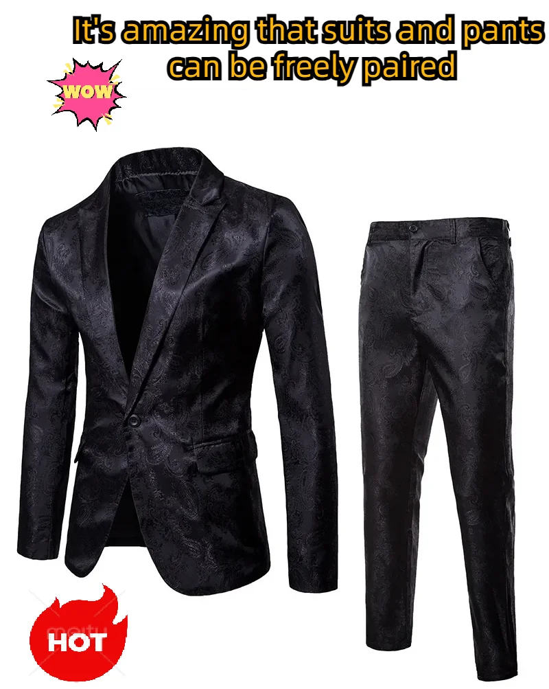 

Men's Wedding Suit Set+Pants Gothic Style Victorian Medieval Court Rules Performance Costume