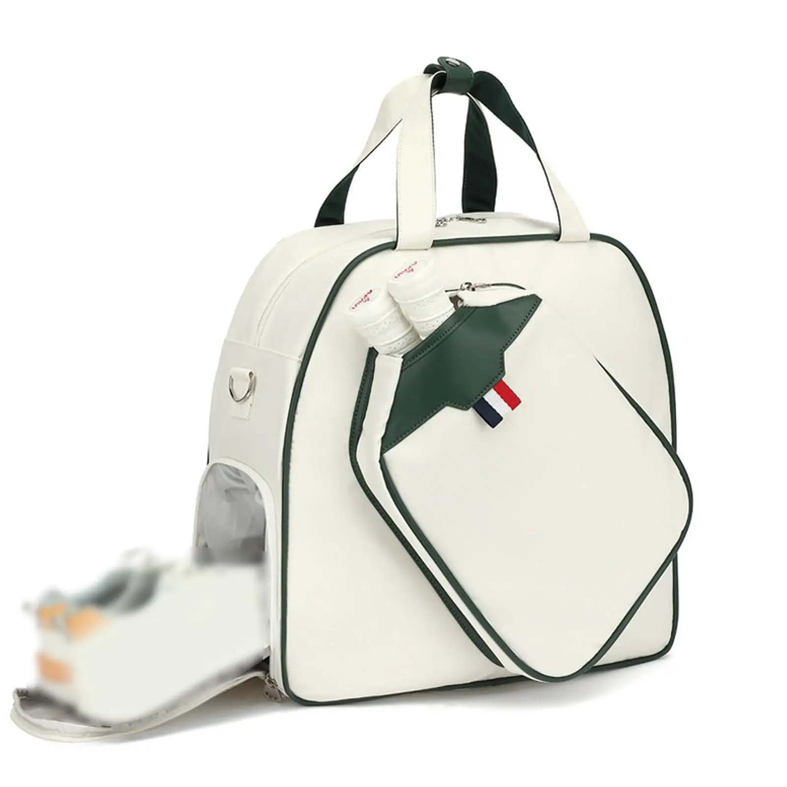 Bolsa de pickleball grande com alça de ombro bolsa de tênis bolsa de ombro de remo
